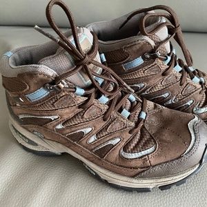 TIMBERLAND ankle-high Ladies' hiking boots leather man-made Vibram sole GoreTex